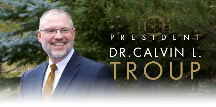 Welcome Dr. Calvin Troup