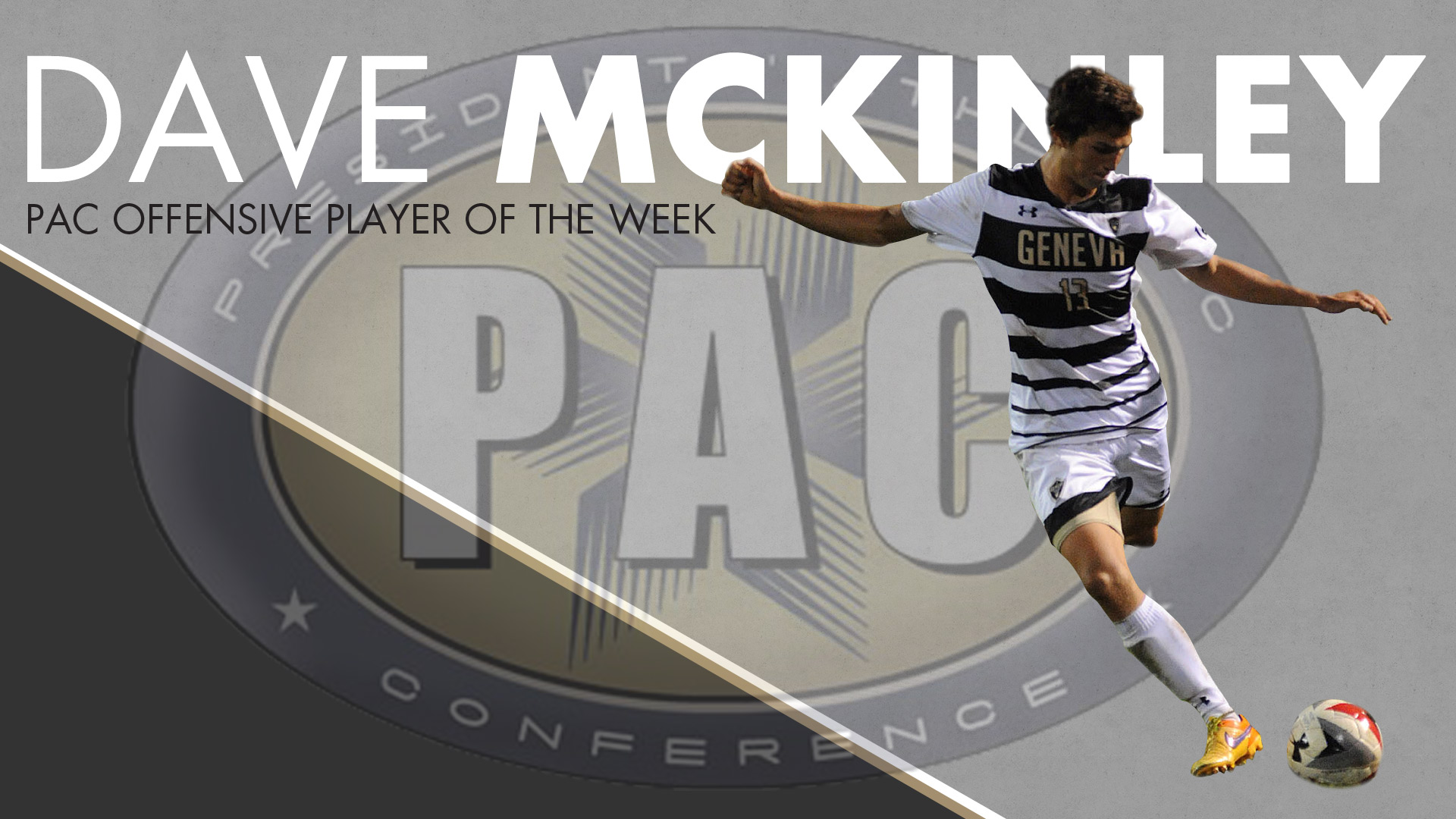 David McKinley Named PAC Men’s Soccer Offensive Player of the Week