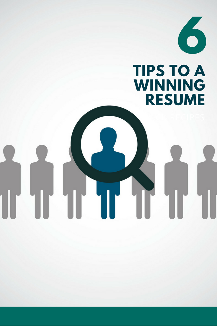 Picture of Six Tips to A Winning Resume