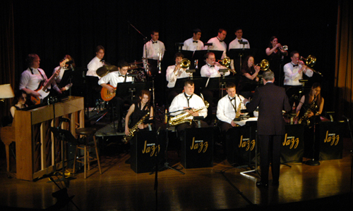 Geneva College Jazz Band to perform concert April 4, 2009.