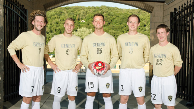 Geneva men’s soccer rallies to win in second half,  secures second place in PAC