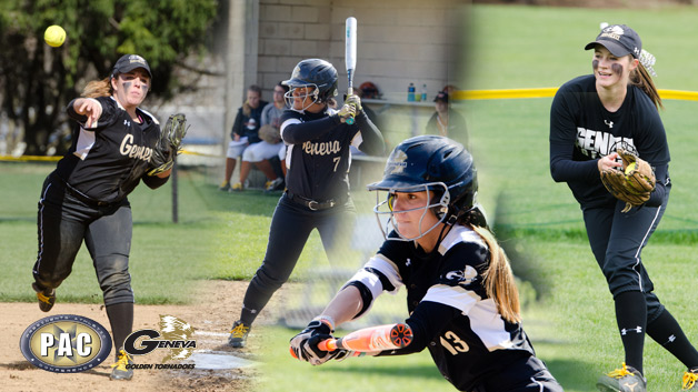 Four Geneva Softball Players Earn All-Conference Honors
