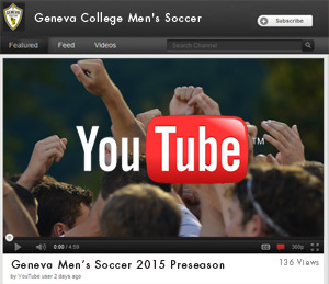 Geneva Men's Soccer 2015 Preseason