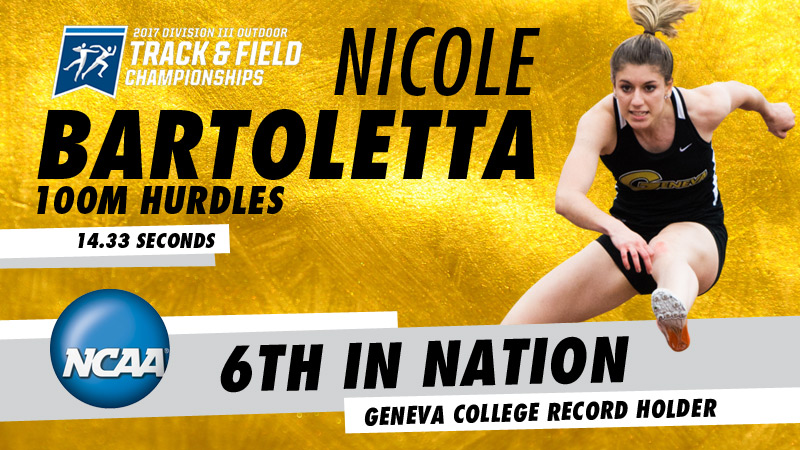 Nicole Bartoletta Breaks School Record, Earns Ticket to Nationals