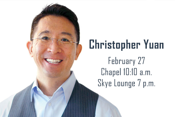 Moody Bible Institute’s Christopher Yuan to Talk Singleness at Geneva College