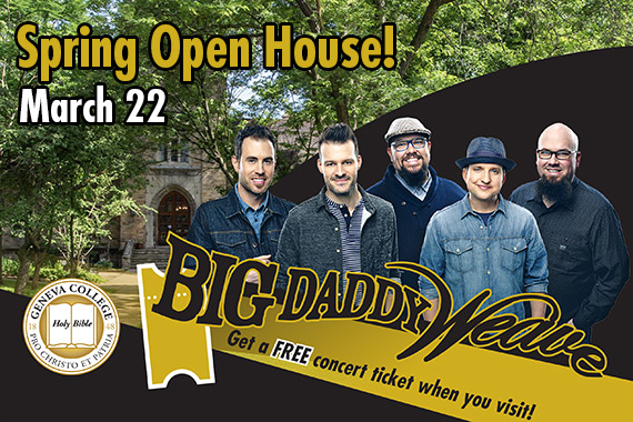 Geneva’s Spring Open House Includes Big Daddy Weave Live Concert