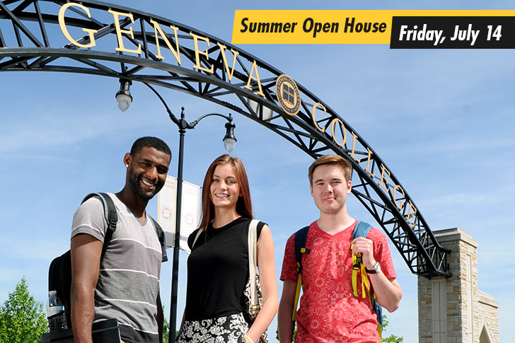 Geneva College Invites High Schoolers to Summer Open House