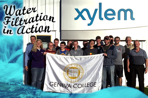 Picture of Geneva Engineering Students See Water Filtration in Action