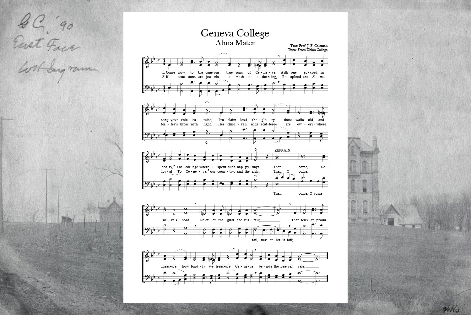 The Geneva College Seal