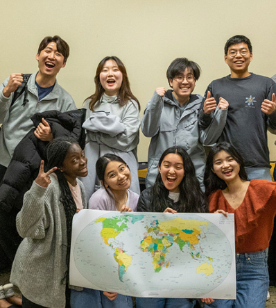 Photo showing International Students