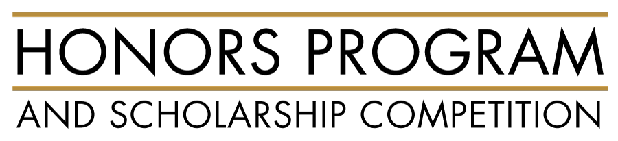 Honors Program and Scholarship Competition