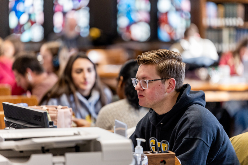 Photo showing Gold & White Alumni Grant