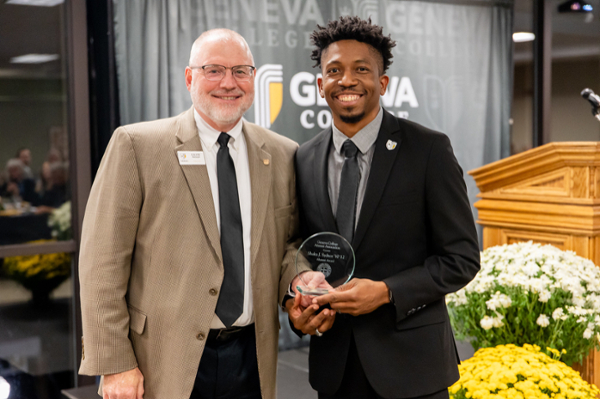 Photo showing Alumni Award