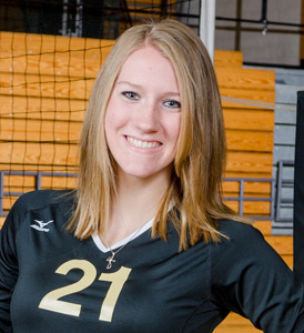 Picture of Erica Hughes Selected as PAC Volleyball Player of the Week