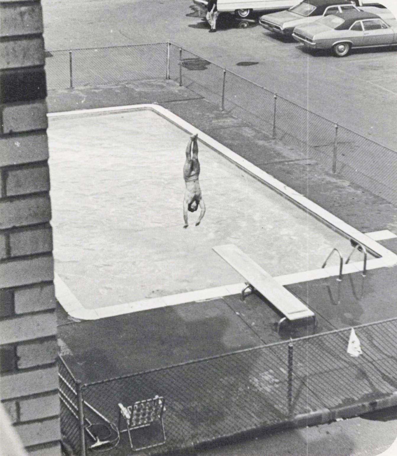 1973 Swimming Pool Diver at Geneva Arms Swimming Pool