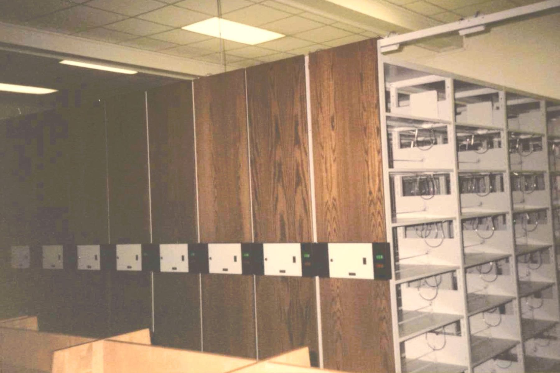 1998 Compact Shelving Installed in the Periodicals Room