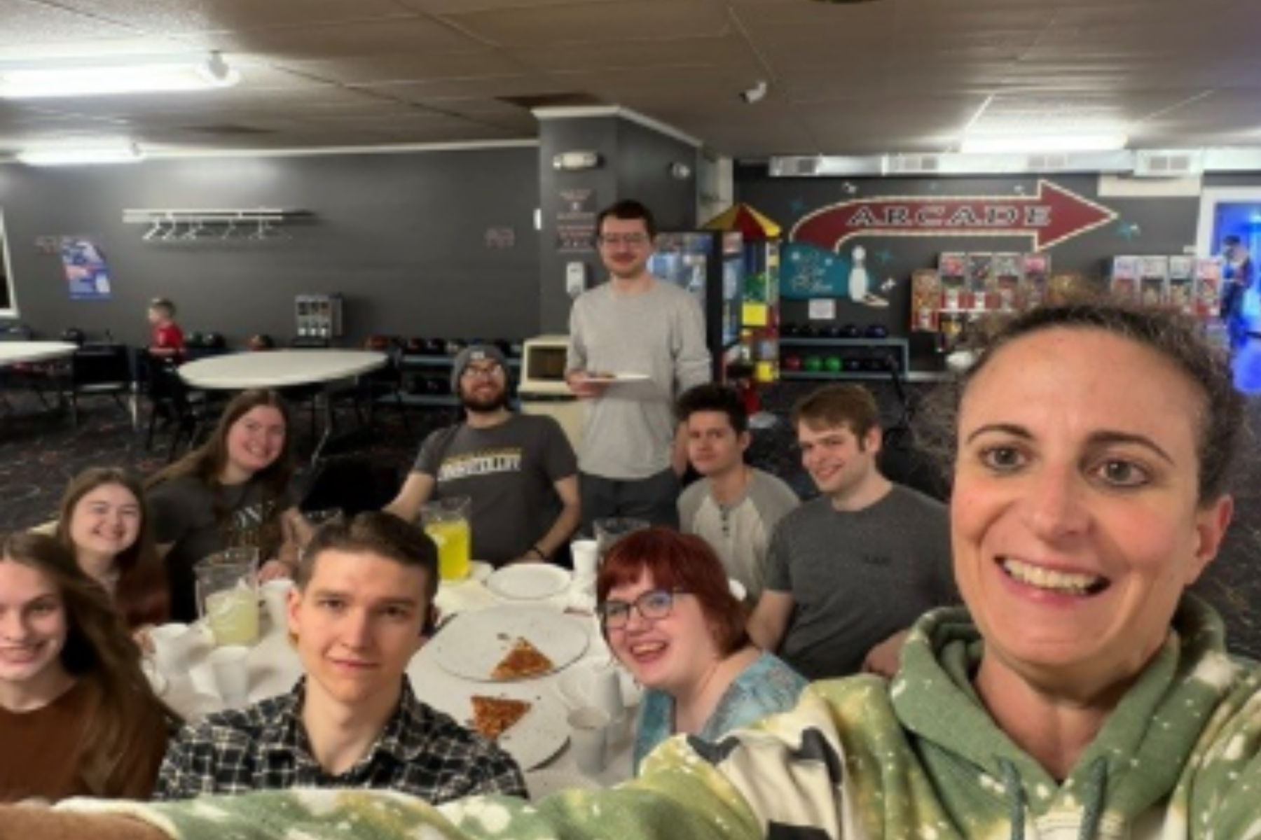 Hinzman and students