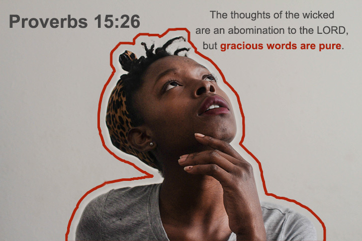 Picture of Gracious words are pure