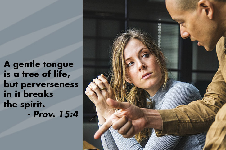 Picture of Proverbs 15:4 – “A gentle tongue is a tree of life...