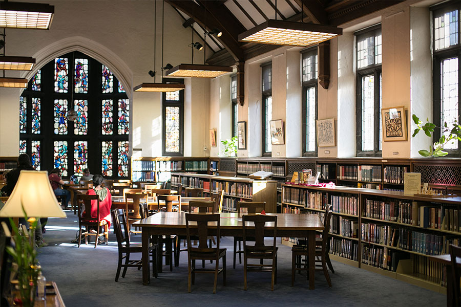 East Reading Room in McCartney Library