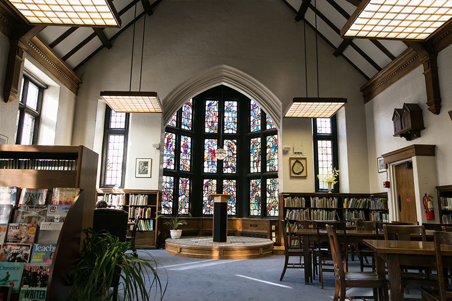 West Reading Room in McCartney Library