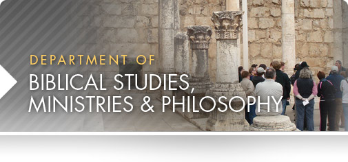Biblical Studies, Ministries & Philosophy