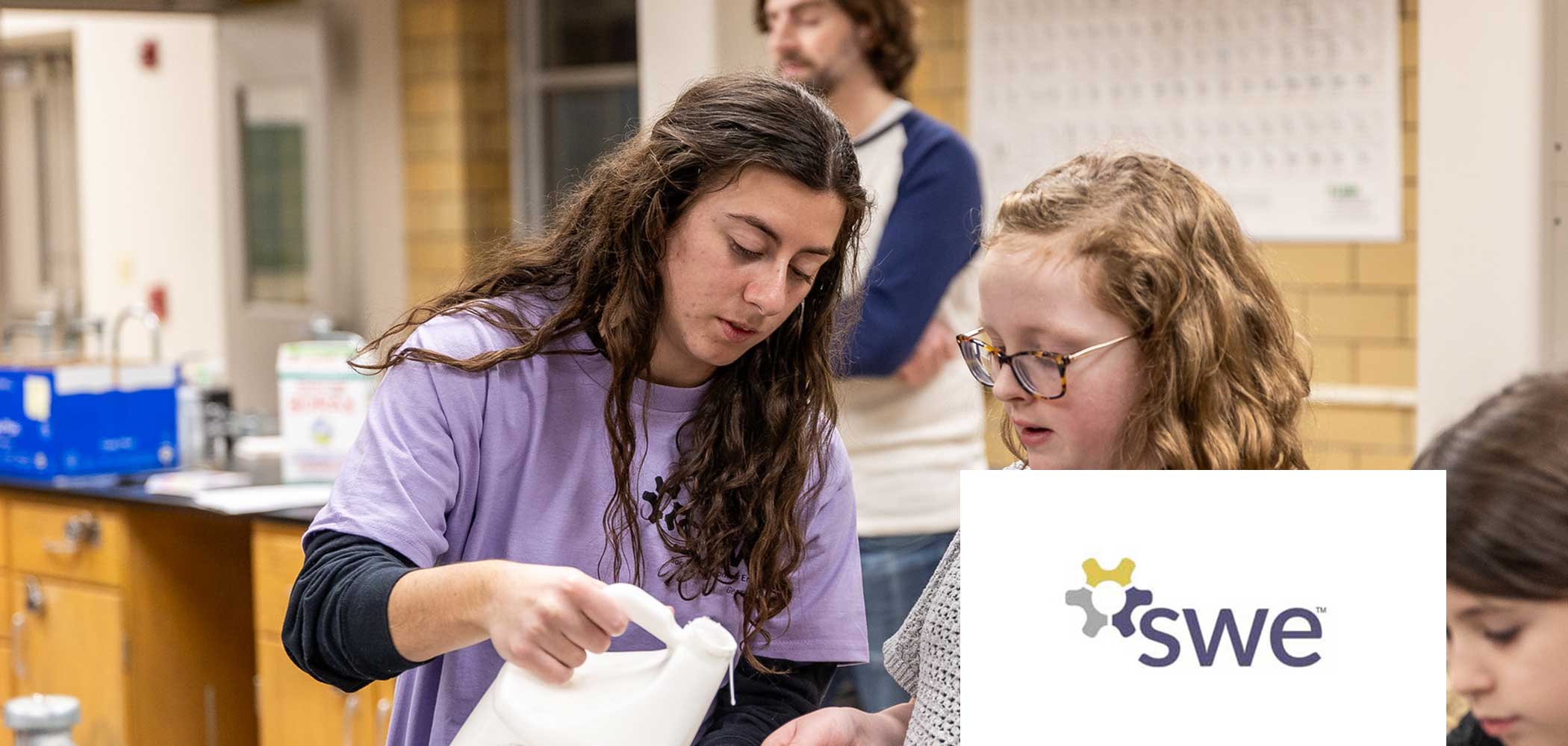 Photo showing Society of Women Engineers (SWE)