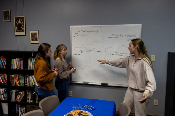 Conference room setup example