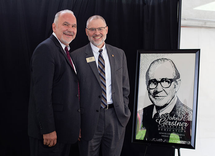 Jonathan Gerstner and Dr. Calvin L. Troup