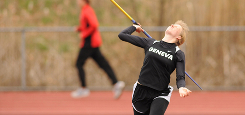 Tiffany Bear wins NCCAA National Title in Javelin
