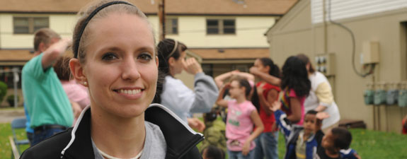 Abigail Young, senior human services major