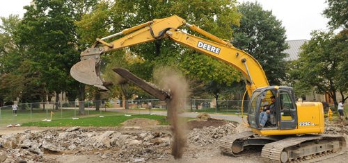 Construction continues with phase II