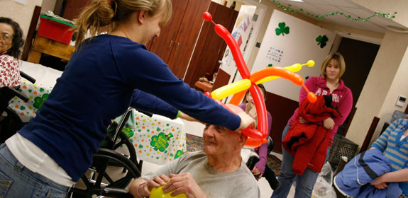 Students participate in campus ministry activities at Geneva College.