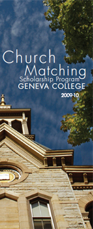 Click here to view the Church Matching Scholarship Program Brochure.