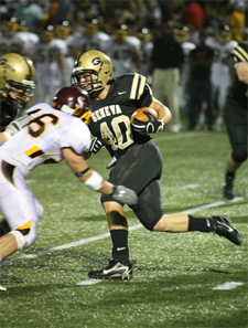 Geneva College running back Matt Dean