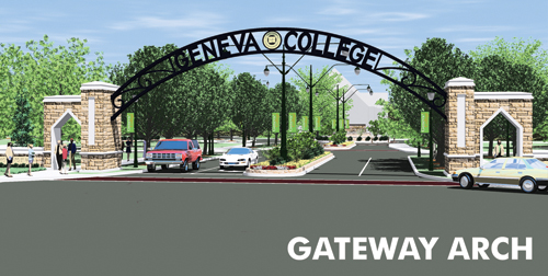 Rendering of the new gateway arch that will be at 31st entrance