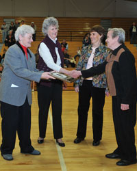 Delyte Morris, Mary McCracken Spear, Louise Marshall & Doris Nevin