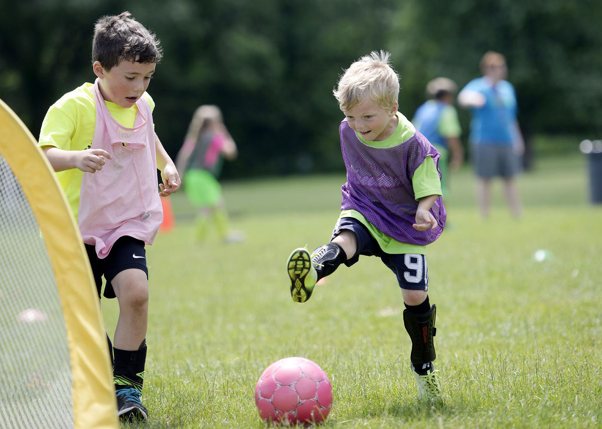 Children Playing Soccer