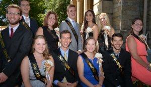 2016 Homecoming Court - Swartz, Acosta, Kneuss, Gatchel, Pratt, Watson, Oyler,  Townsend, Monaghan, Test, Duncan, O'Connor