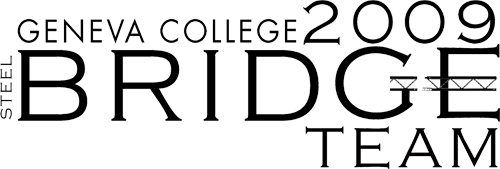 2009 Geneva College Steel Bridge Team