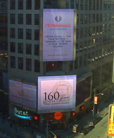 Geneva in Times Square!