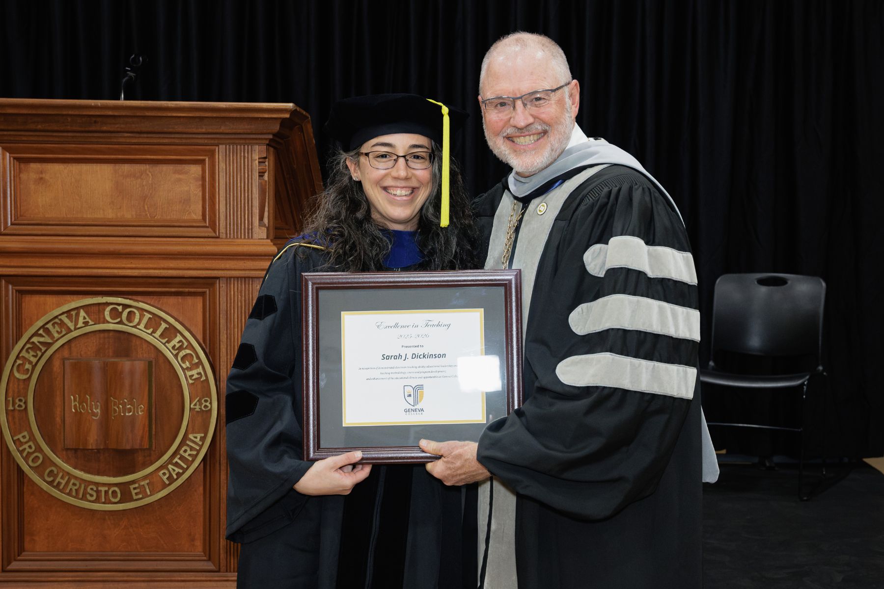Sarah Dickinson, PhD - Excellence in Teaching Award