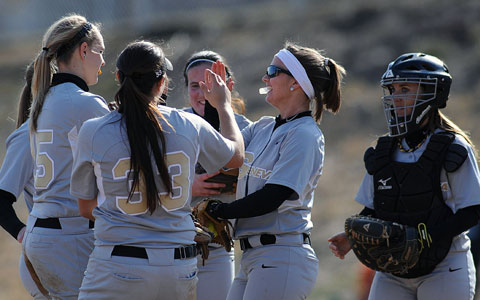 Bats Come Alive; Softball Hits for 18 Runs in Two Games