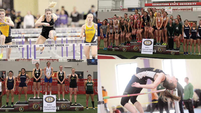 Geneva Women’s Indoor Track & Field Tally Third Place Finish at PAC Championships