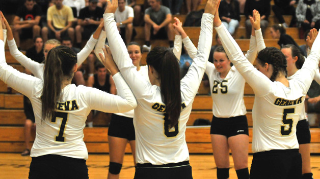 Home Sweep at Metheny Fieldhouse; Geneva Defeats Defending PAC Champions in Three