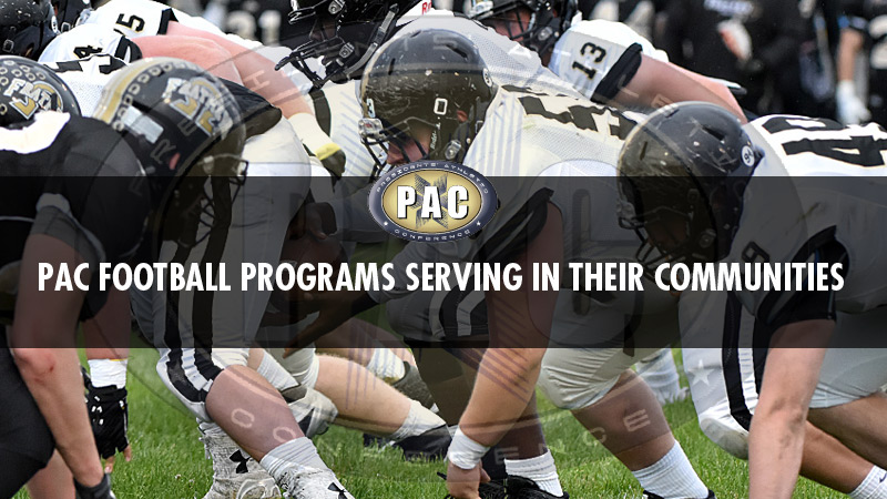 Retrospective: PAC football programs serving in their communities