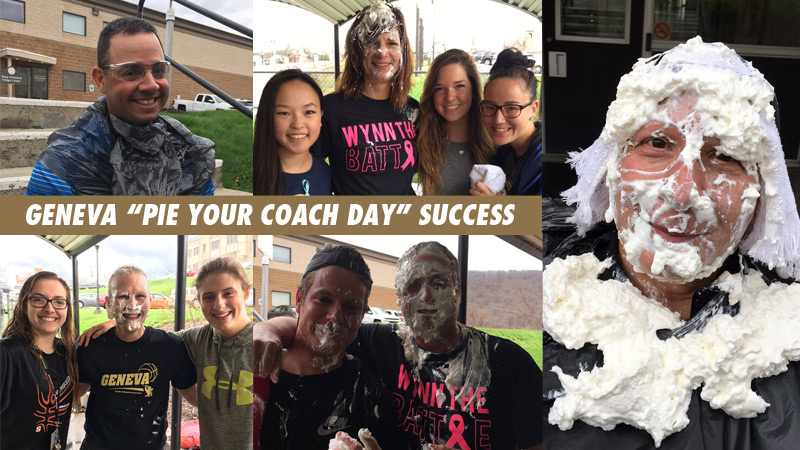 Geneva “Pie Your Coach Day” Raises $256 for Beaver County Cancer & Heart Association
