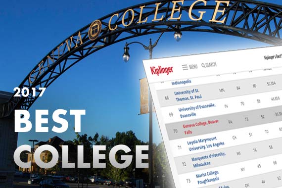 Geneva Named a 2017 “Best College Value” by Kiplinger’s Personal Finance