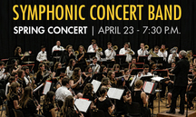 Symphonic Band to Present Spring Concert