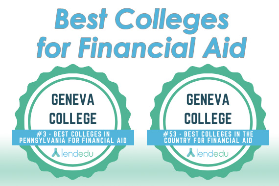 Geneva College Financial Aid Ranks among Best in PA, Nation